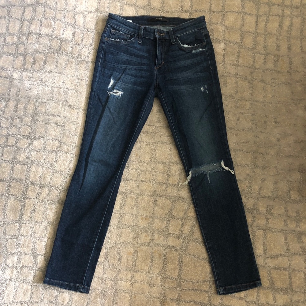 Joes Jeans mid-rise indigo blue
